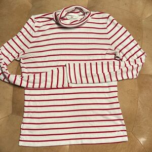Vineyard Vines Red and White Striped Shirt